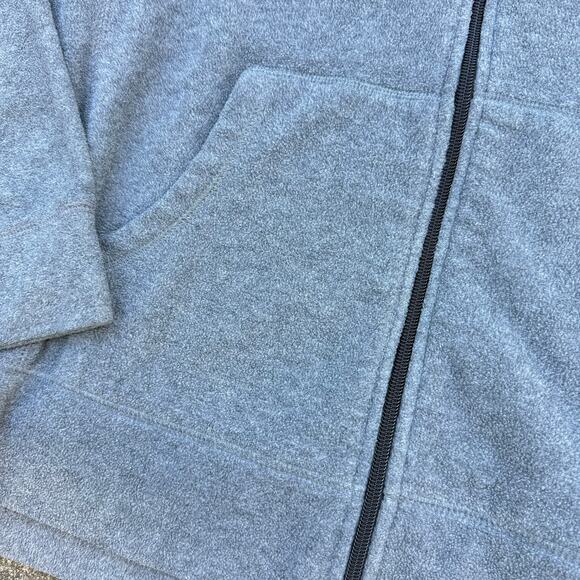 Old Navy Full Zip Hoodie | Gray Fleece Jacket Mens M - Picture 5 of 5